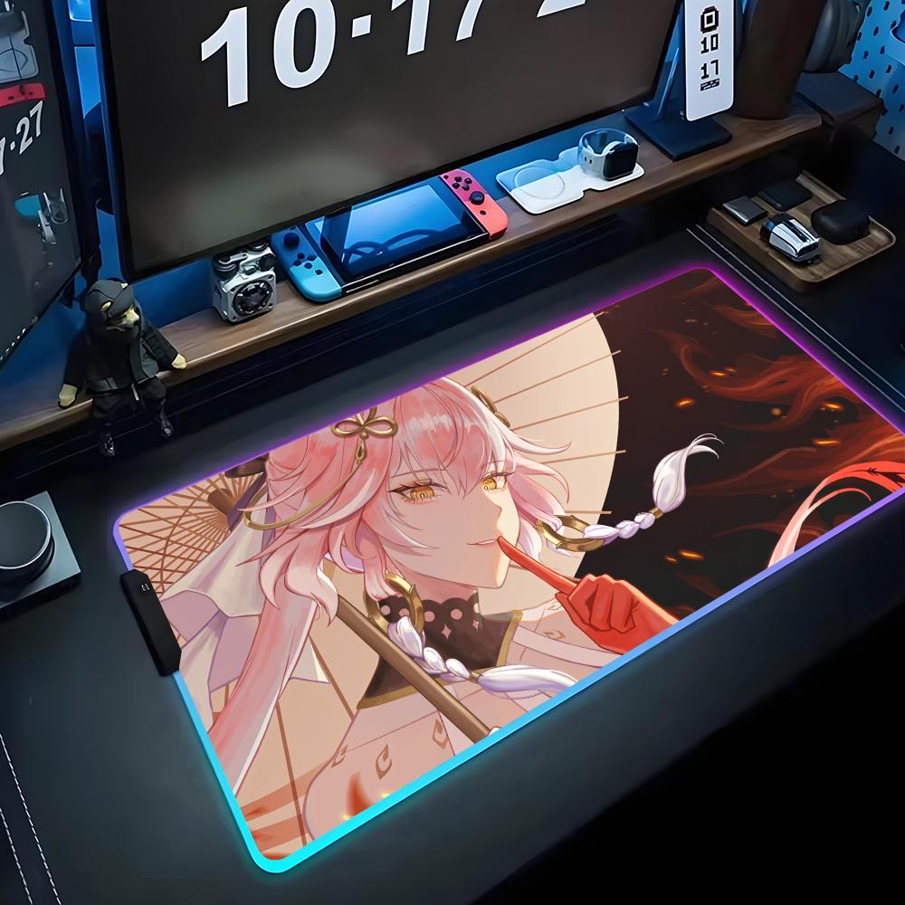 chang li Mouse Pad RGB Gaming Mousepad Big LED Pad PC Desk Mat Luminous Mouse Pad Large Keyboard Mats Table Rug With Backlit RGB600x300x3mm
chang li Mouse Pad RGB Gaming Mousepad Big LED Pad PC Desk Mat Luminous Mouse Pad Large Keyboard Mats Table Rug With Backlit RGB600x300x3mm
