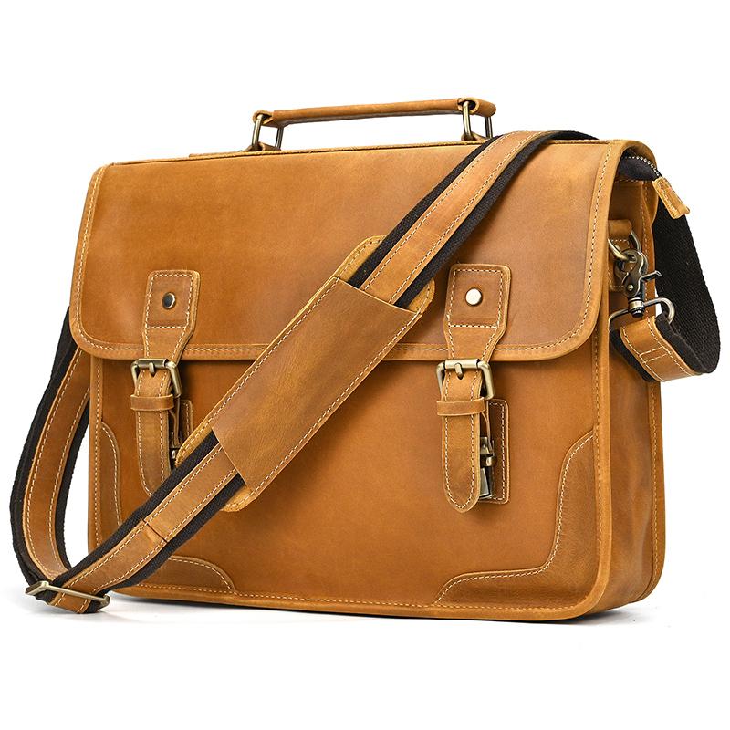 New Designer Leather Laptop Briefcase Genuine Leather Men s Computer Bag Working Handbags Tote Bag Man Male 14 Inch Shoulder Bag
New Designer Leather Laptop Briefcase Genuine Leather Men s Computer Bag Working Handbags Tote Bag Man Male 14 Inch Shoulder Bag