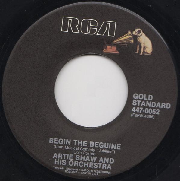 7inch Record ARTIE SHAW HIS ORCHESTRA Begin The Beguine 4470052 RCA US Jazz Used
7inch Record ARTIE SHAW HIS ORCHESTRA Begin The Beguine 4470052 RCA US Jazz Used