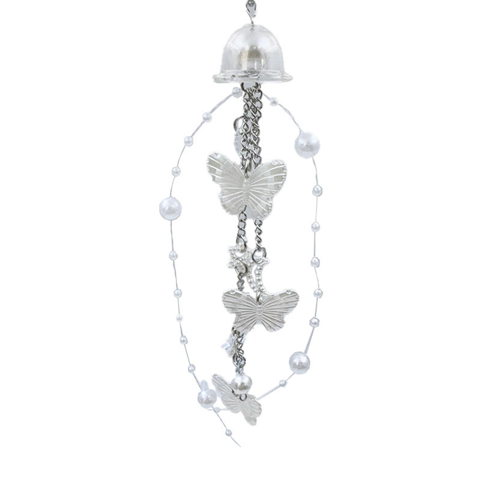 Dainty White Butterfly Pearl Fringe Phone Lanyard Wind Chime Pendant Keychain Charming Jewelry Unique Phone Strap Decor 1
Dainty White Butterfly Pearl Fringe Phone Lanyard Wind Chime Pendant Keychain Charming Jewelry Unique Phone Strap Decor 1