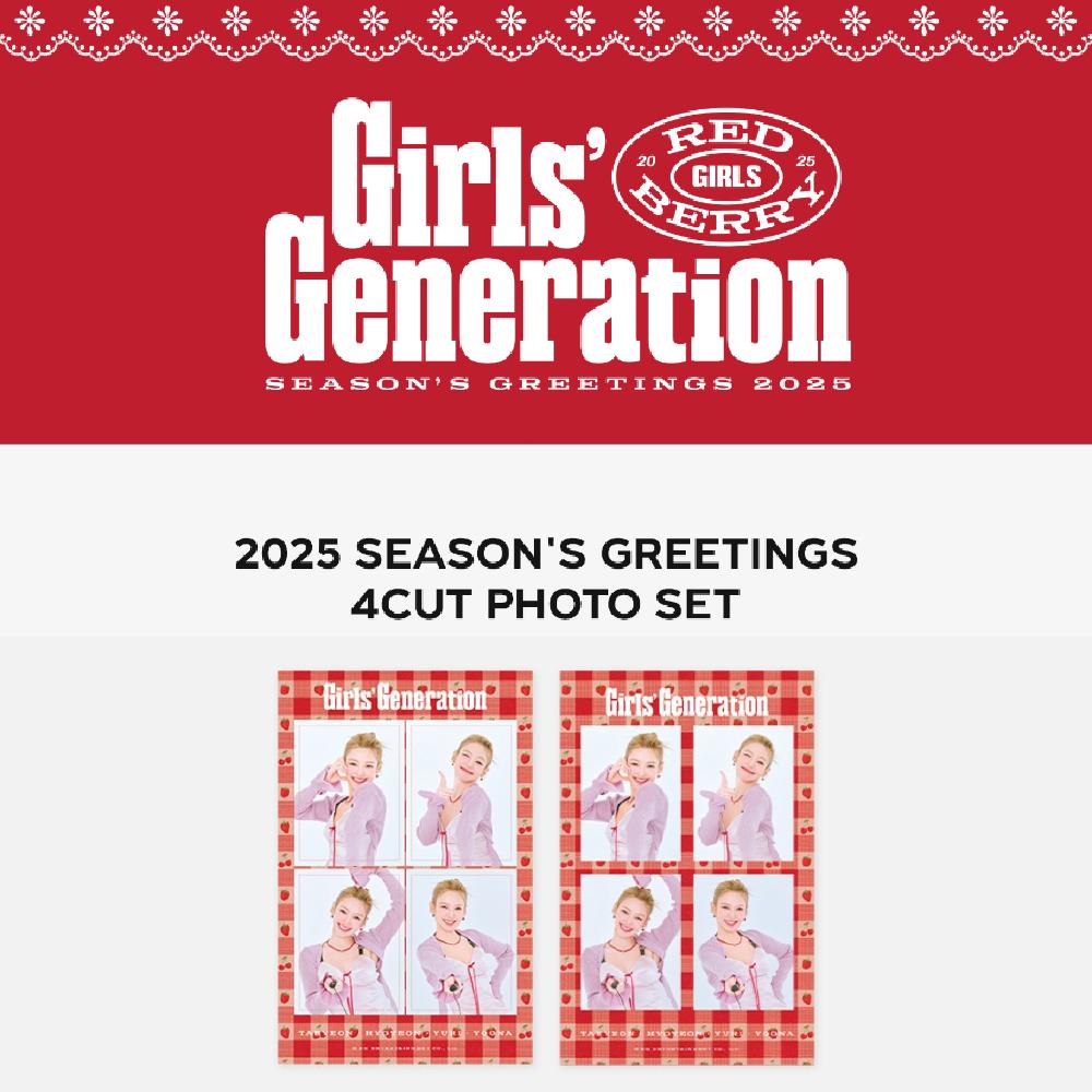 Предварительный заказ Girl s Generation 2025 Сезонные поздравления 4 Вырезанные фотосеты TAEYEON
Предварительный заказ Girl s Generation 2025 Сезонные поздравления 4 Вырезанные фотосеты TAEYEON