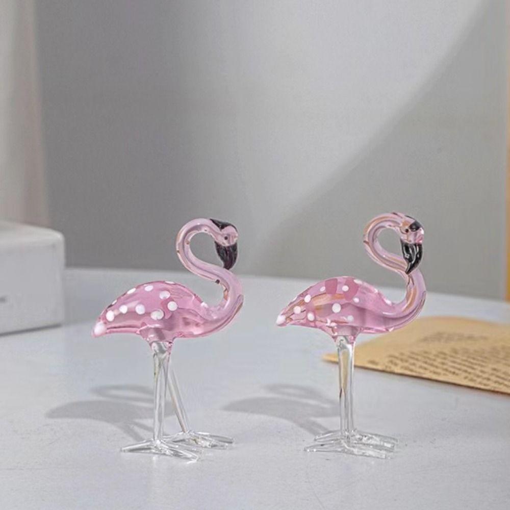 Cute Glass Flamingo Figurines Handmade Art Animal Sculpture Elegant Simulated Pink Flamingo Office Style A
Cute Glass Flamingo Figurines Handmade Art Animal Sculpture Elegant Simulated Pink Flamingo Office Style A