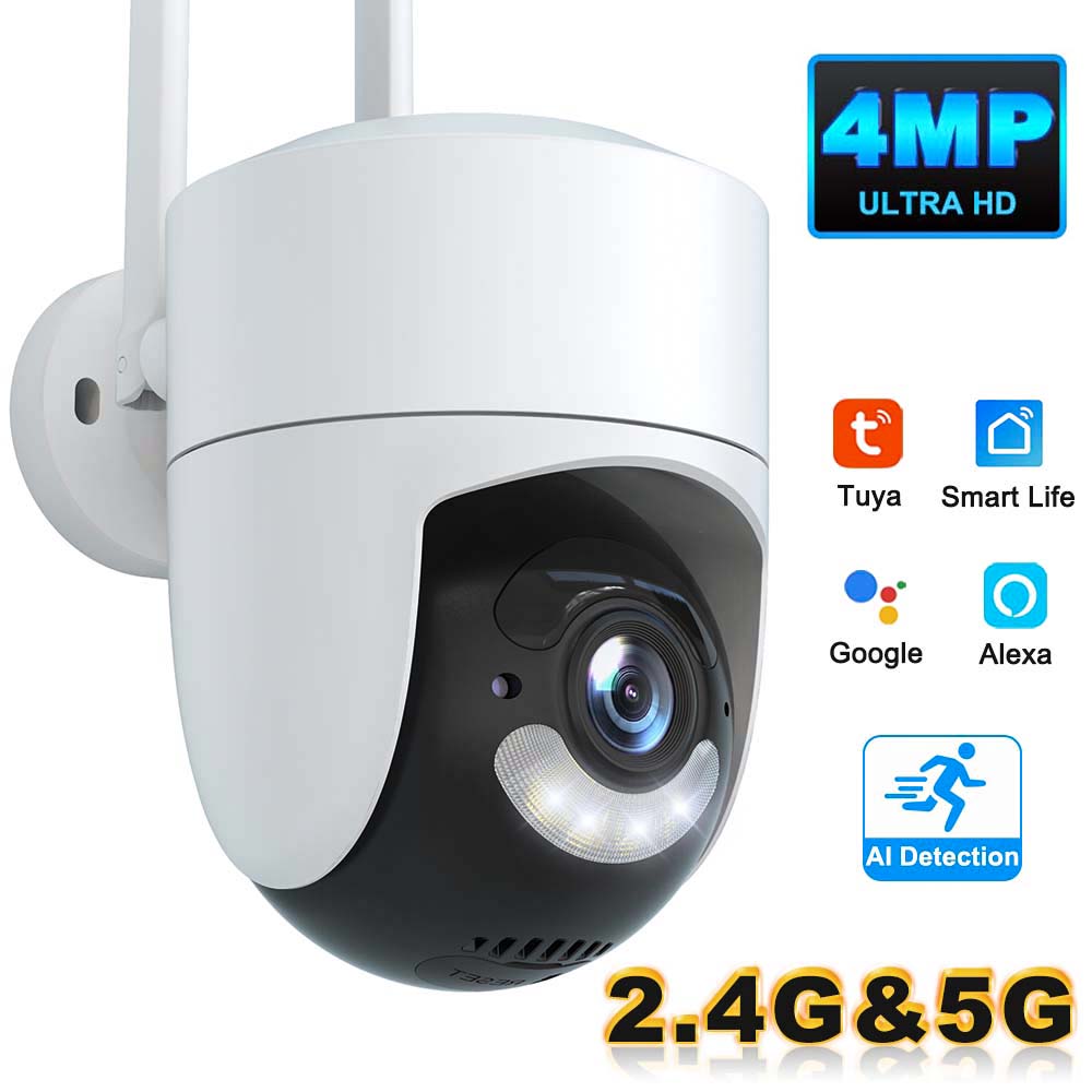 4MP Tuya WiFi Outdoor 2.4G/5G Wi-Fi Камера спостереження Автоматичне відстеження Безпека Захист Smart CCTV Video Cam Alexa Tuya Camera
4MP Tuya WiFi Outdoor 2.4G/5G Wi-Fi Камера спостереження Автоматичне відстеження Безпека Захист Smart CCTV Video Cam Alexa Tuya Camera