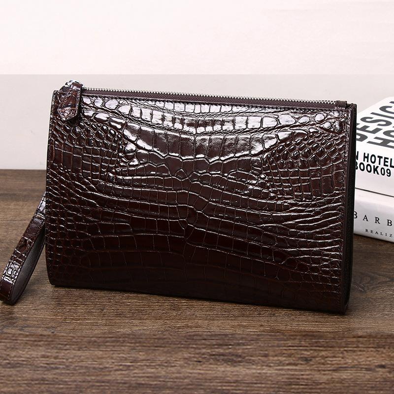 Crocodile Leather Pattern Handbag for Men, Genuine Leather Handbag, Business Envelope Bag, Light Luxury Armpit Bag, Cowhide Handbag темно-коричневого кольору
Crocodile Leather Pattern Handbag for Men, Genuine Leather Handbag, Business Envelope Bag, Light Luxury Armpit Bag, Cowhide Handbag темно-коричневого кольору