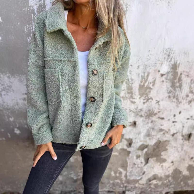 Women Autumn Winter Faux Lamb Fur Jackets Loose Single Breasted Pockets Outerwear Fashion Turn-Down Collar Fleece Thick Coats 4XL чорний
Women Autumn Winter Faux Lamb Fur Jackets Loose Single Breasted Pockets Outerwear Fashion Turn-Down Collar Fleece Thick Coats 4XL чорний