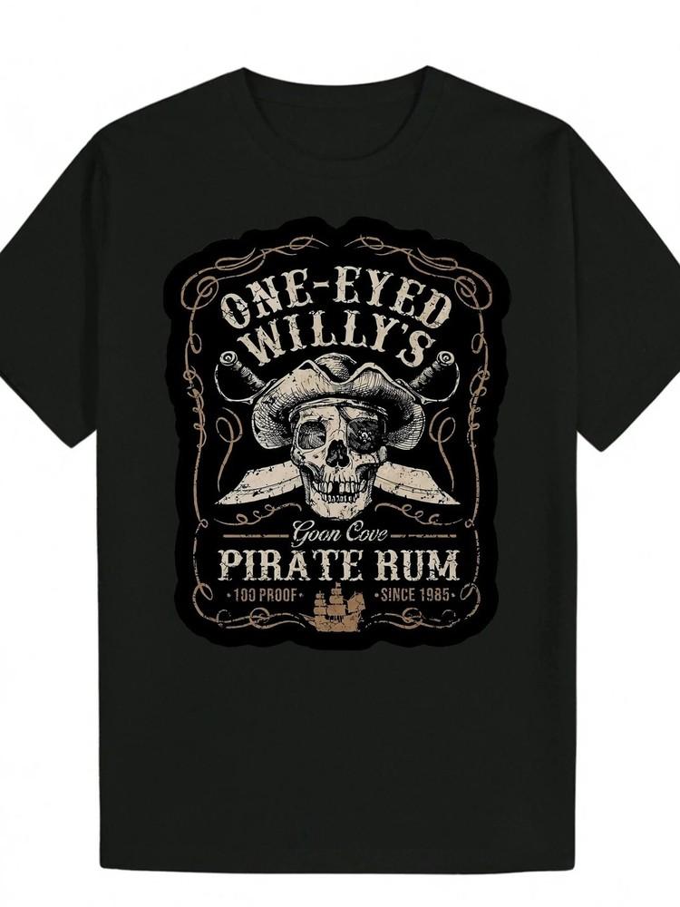 Black Vintage-Inspired Men s Graphic T-Shirt | One-Eyed Willy s Pirate Rum 4XL
Black Vintage-Inspired Men s Graphic T-Shirt | One-Eyed Willy s Pirate Rum 4XL