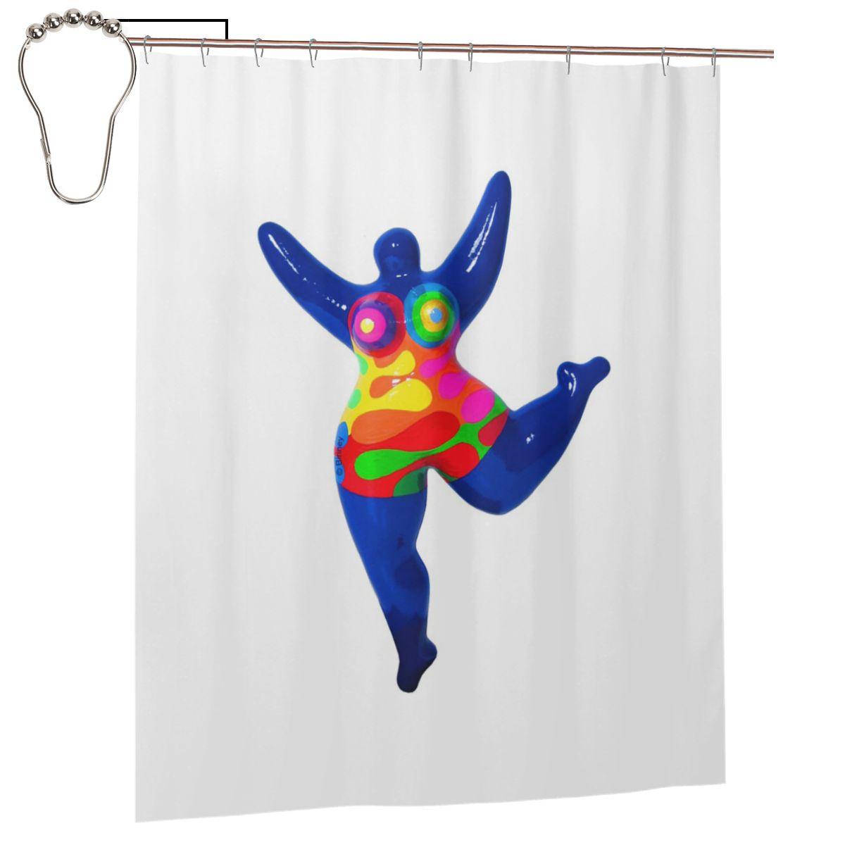Blue Nana Biriney Tribute To Niki De Saint Phalle Shower Curtain Bathroom Polyester Waterproof Bath Curtains With Hooks W60H190(CM)-1 Pcs
Blue Nana Biriney Tribute To Niki De Saint Phalle Shower Curtain Bathroom Polyester Waterproof Bath Curtains With Hooks W60H190(CM)-1 Pcs