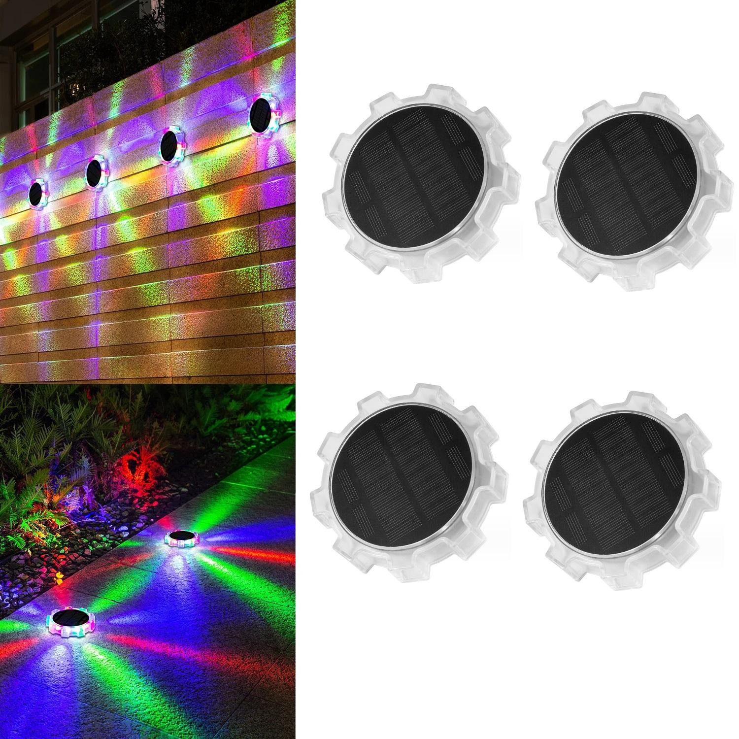 DSL188 4Pcs 4 Modes Motion Sensor Ground Light RGB Light Garden Solar Lamp A
DSL188 4Pcs 4 Modes Motion Sensor Ground Light RGB Light Garden Solar Lamp A