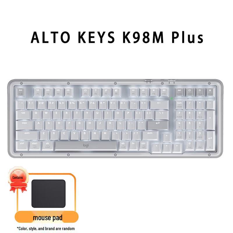 Logitech ALTO KEYS K98M Plus Custom Wireless Mechanical Keyboard
Logitech ALTO KEYS K98M Plus Custom Wireless Mechanical Keyboard