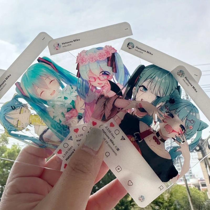 Аніме Hatsune Miku Акрилова картка Фотореквізит Diy Cartoon Прозора тридюймова картка Ins Style Miku Collection Card Gifts Style A
Аніме Hatsune Miku Акрилова картка Фотореквізит Diy Cartoon Прозора тридюймова картка Ins Style Miku Collection Card Gifts Style A