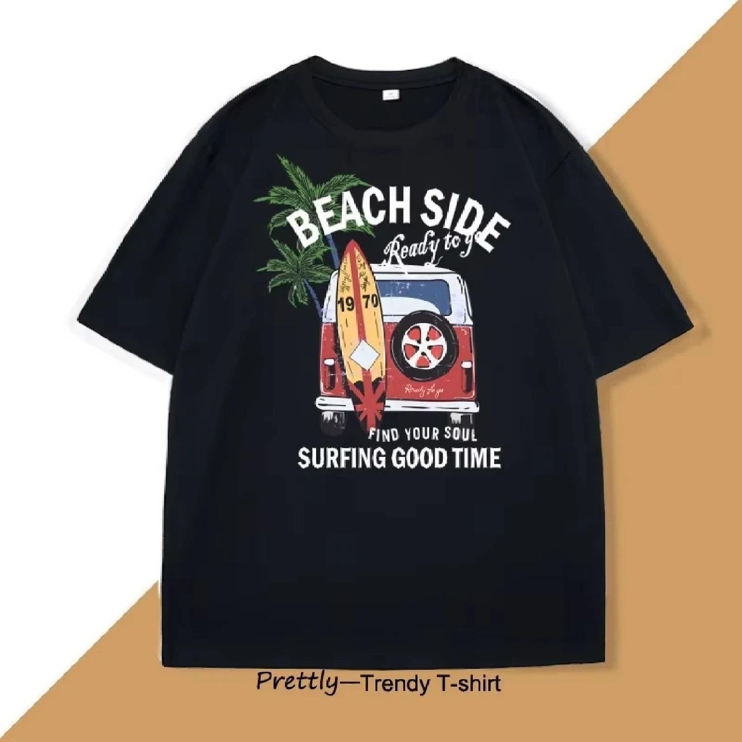 Vintage Surf Bear Printed Tshirt Men Women Cotton Short Sleeve T-Shirt Tees Tops Casual Retro Wave Graphic Beach Tees Clothes XXXXXL чорний
Vintage Surf Bear Printed Tshirt Men Women Cotton Short Sleeve T-Shirt Tees Tops Casual Retro Wave Graphic Beach Tees Clothes XXXXXL чорний