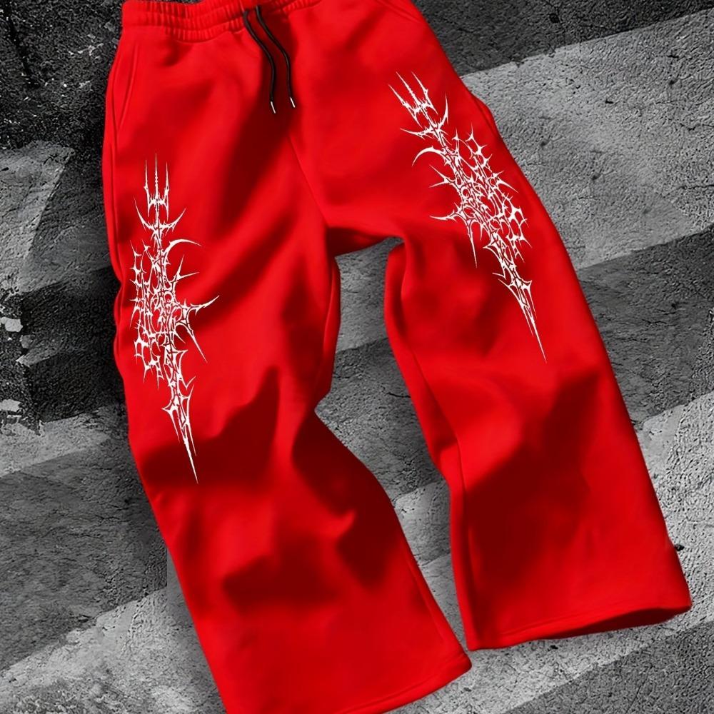 Spring and Autumn Casual Wide Leg Pants | Fashionable Street Style, Gothic Thorn Pattern Print, Multiple Color Options for Details, Loose Fit XXL
Spring and Autumn Casual Wide Leg Pants | Fashionable Street Style, Gothic Thorn Pattern Print, Multiple Color Options for Details, Loose Fit XXL