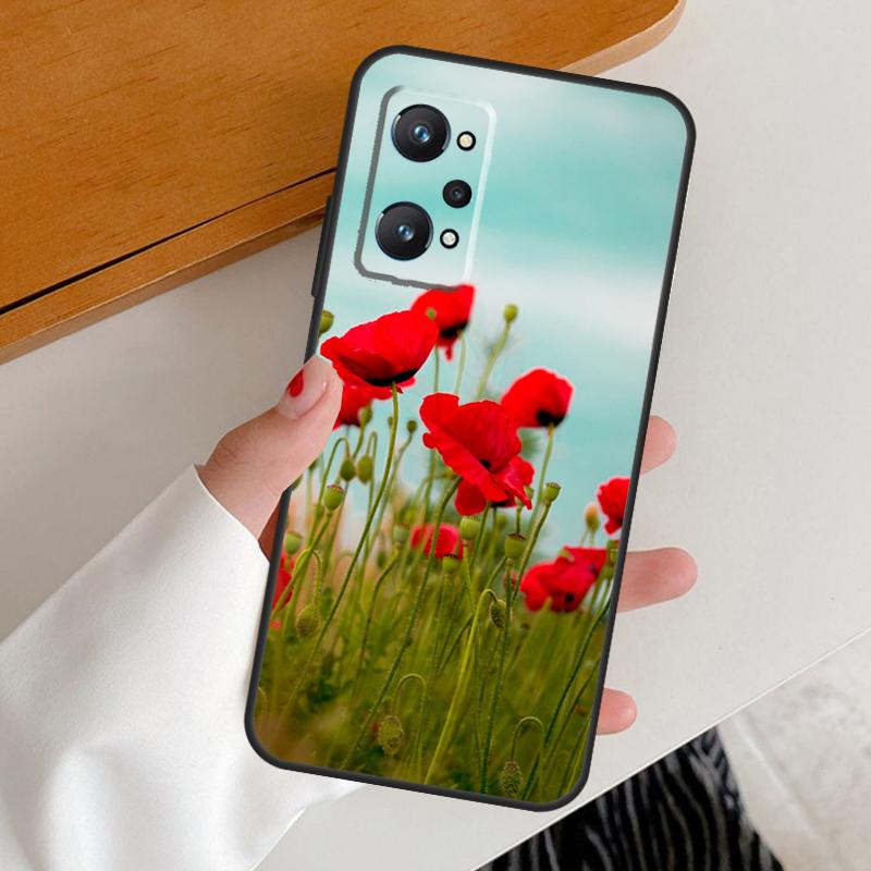 Red Corn Poppy Flower For Realme 15 Pro GT7 GT6 10 11 12 13 14 Pro Plus C67 C63 C61 C55 C51 C53 C35 C75 C65 Case Realme 10 Pro Plus
Red Corn Poppy Flower For Realme 15 Pro GT7 GT6 10 11 12 13 14 Pro Plus C67 C63 C61 C55 C51 C53 C35 C75 C65 Case Realme 10 Pro Plus