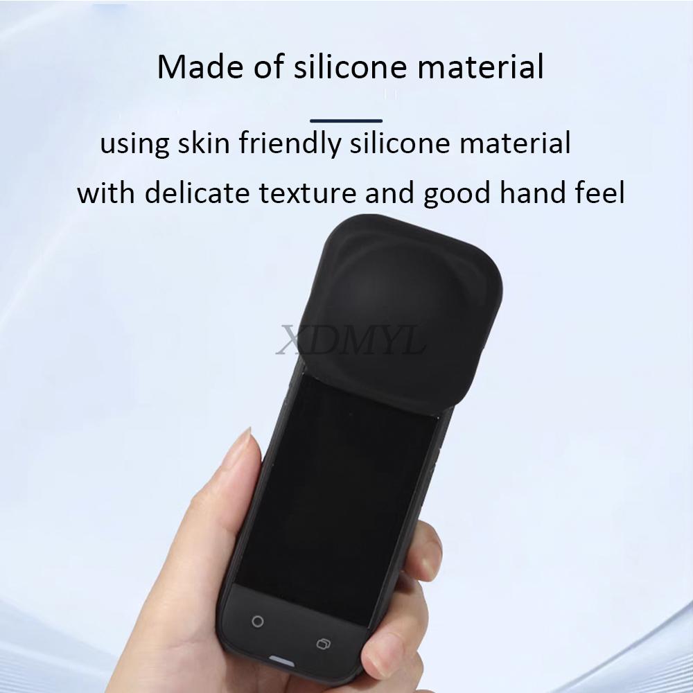 Slicone Lens Protective Cover For Insta360 X5 Panoramic Sports Camera Accessories Anti-dus Anti-scratch Lens Cap For Insta360 X4 чёрный
Slicone Lens Protective Cover For Insta360 X5 Panoramic Sports Camera Accessories Anti-dus Anti-scratch Lens Cap For Insta360 X4 чёрный