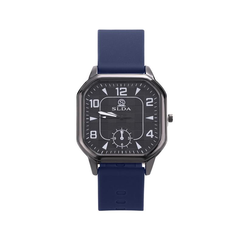 Retro Men s Quartz Watch with Creative Square Case and Silicone Strap
Retro Men s Quartz Watch with Creative Square Case and Silicone Strap