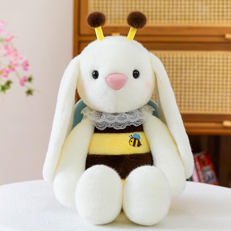 Creative new bee rabbit plush toy cute rabbit doll soothing doll for girlfriend gift 40 cm (0.26kg)
Creative new bee rabbit plush toy cute rabbit doll soothing doll for girlfriend gift 40 cm (0.26kg)