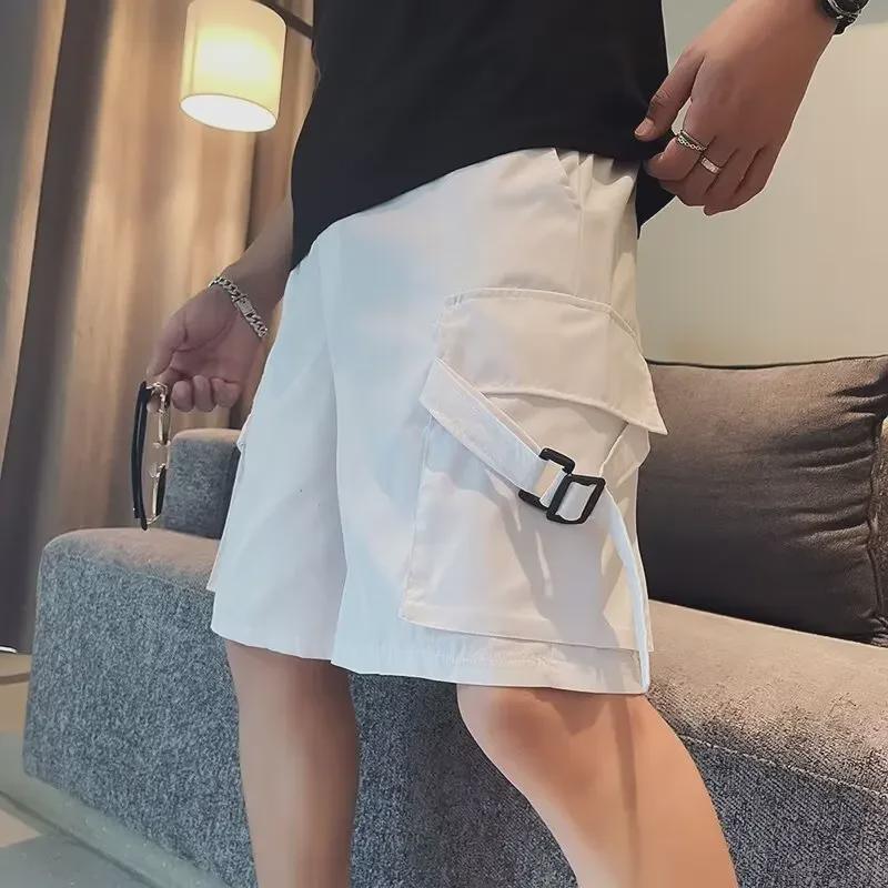 Men s Trendy White Summer Overall Shorts - Casual & Versatile Mid-Length High Street Style 3XL чёрный
Men s Trendy White Summer Overall Shorts - Casual & Versatile Mid-Length High Street Style 3XL чёрный
