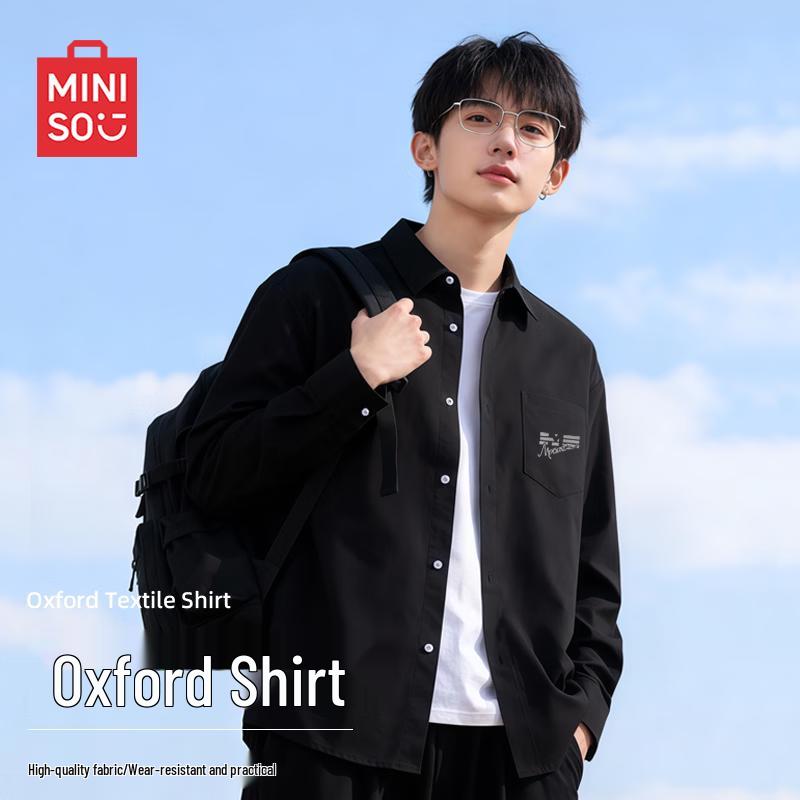 MINISO Men s Casual Japanese Style Lapel Shirt XL
MINISO Men s Casual Japanese Style Lapel Shirt XL