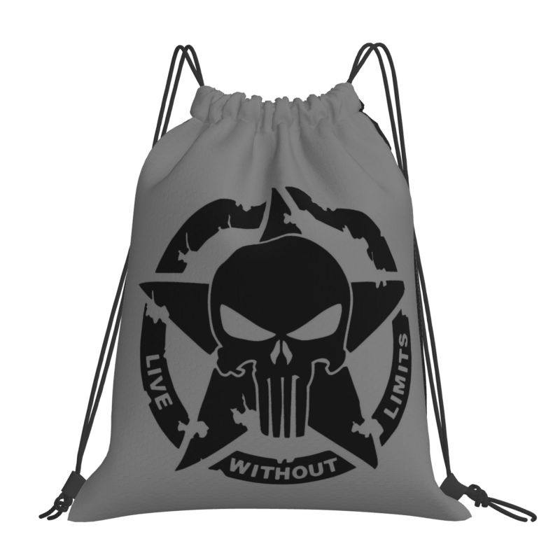 Custom Military Tactical Skull Star Drawstring Backpack Bags Women Men Lightweight Gym Sports Sackpack Sacks for Training
Custom Military Tactical Skull Star Drawstring Backpack Bags Women Men Lightweight Gym Sports Sackpack Sacks for Training