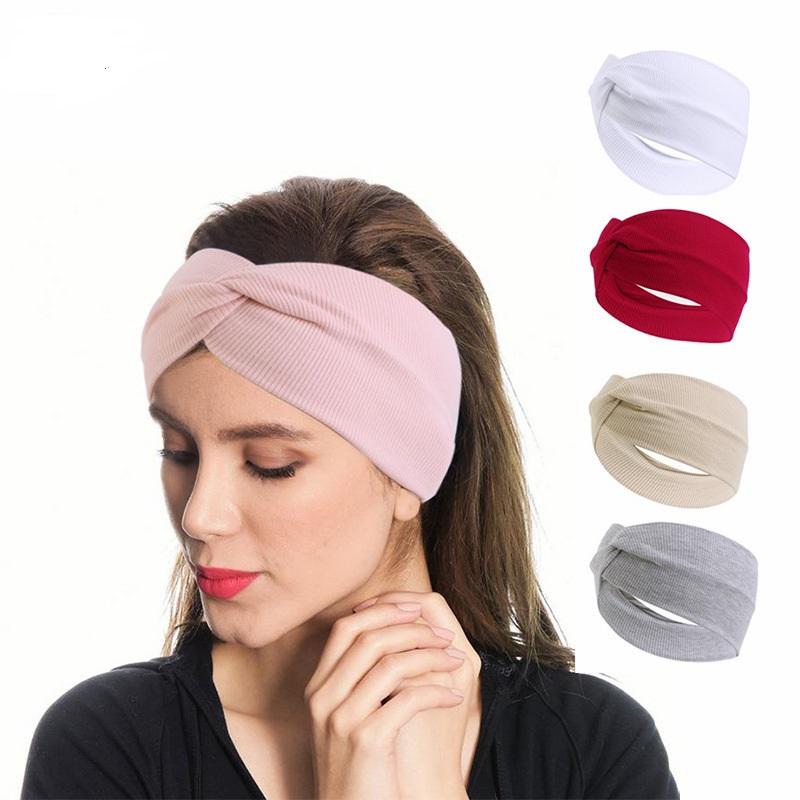 Thread elastic cotton front cross hair band Yoga headband makeup and wash headband One Size
Thread elastic cotton front cross hair band Yoga headband makeup and wash headband One Size