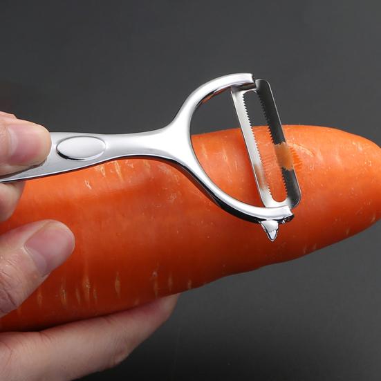 Жульен Овощечистка Нескользящая ручка Кухонные принадлежности Легкая чистка Дом Овощ Фруктовая кожура Удалить Инструмент Прочный Быстрый пилинг
Жульен Овощечистка Нескользящая ручка Кухонные принадлежности Легкая чистка Дом Овощ Фруктовая кожура Удалить Инструмент Прочный Быстрый пилинг