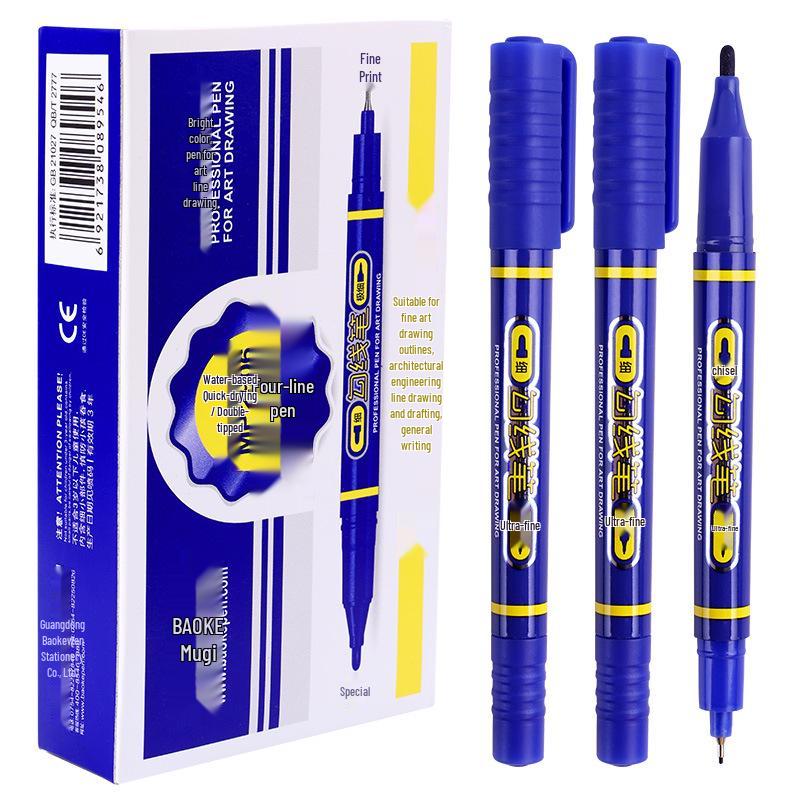 Bao Ke MP2906 Quick-Dry Double-Ended Marker Pens - Water-Based Fine Tip for Office, Art, and Children s Drawing. синій
Bao Ke MP2906 Quick-Dry Double-Ended Marker Pens - Water-Based Fine Tip for Office, Art, and Children s Drawing. синій