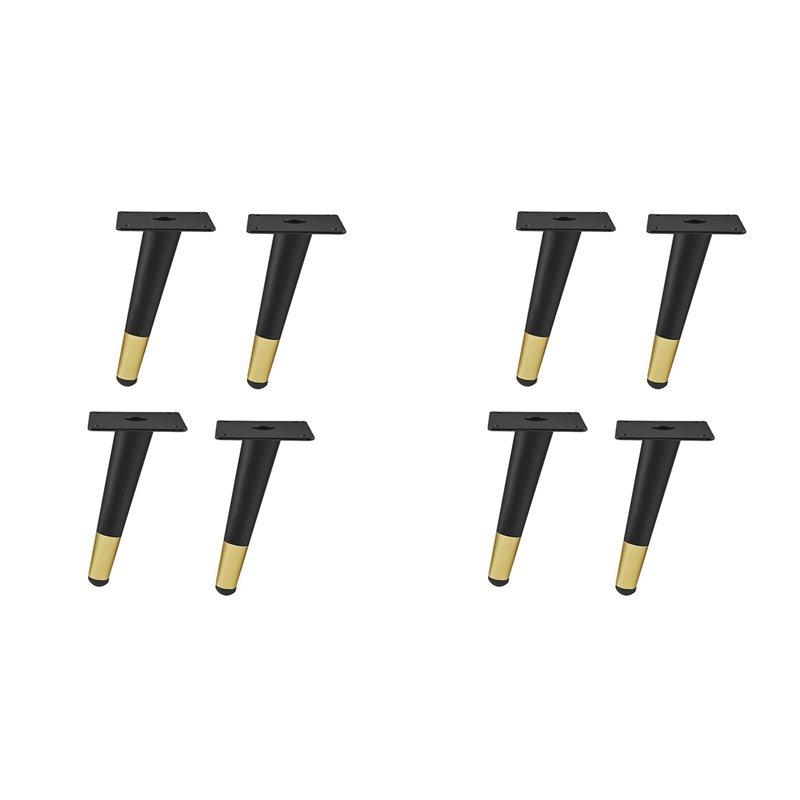 CYCLI-8Pcs Legs For Metal Furniture Black And Gold Sofa Bed Iron Table Foot And Desk Chair Dresser Cabinet Replacement Feet
CYCLI-8Pcs Legs For Metal Furniture Black And Gold Sofa Bed Iron Table Foot And Desk Chair Dresser Cabinet Replacement Feet