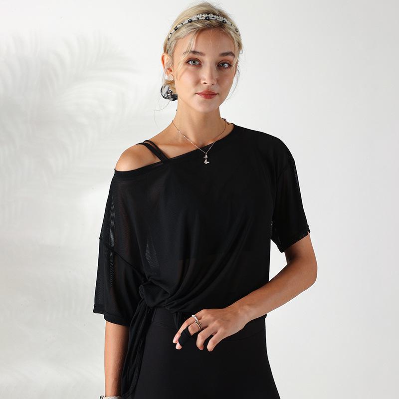 AI Run Women s Plus Size Short Sleeve Yoga Top - One-Shoulder, Loose Fit, Breathable Ice Silk Feel Large чорний
AI Run Women s Plus Size Short Sleeve Yoga Top - One-Shoulder, Loose Fit, Breathable Ice Silk Feel Large чорний