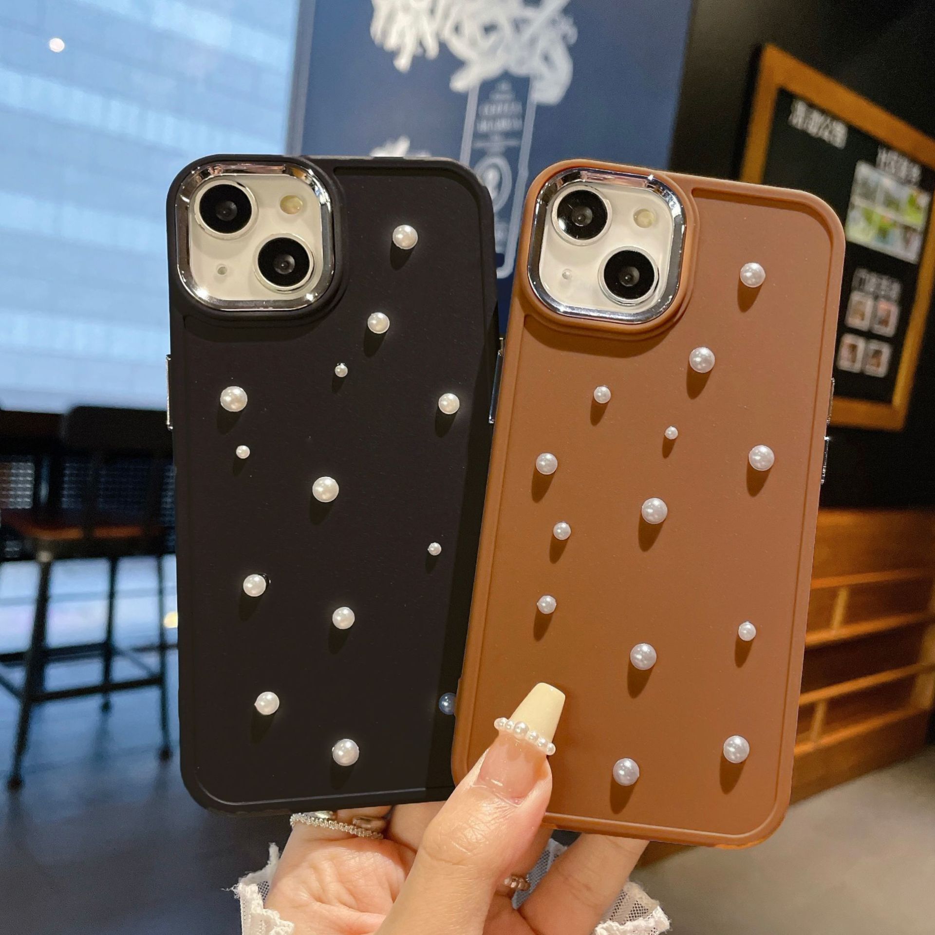 Suitable for Apple 14PROMAX Metal Photo Frame Pearl Solid Color Fashion Phone Case IPhone 16/15 Mobile Phone iPhone7G/8G
Suitable for Apple 14PROMAX Metal Photo Frame Pearl Solid Color Fashion Phone Case IPhone 16/15 Mobile Phone iPhone7G/8G