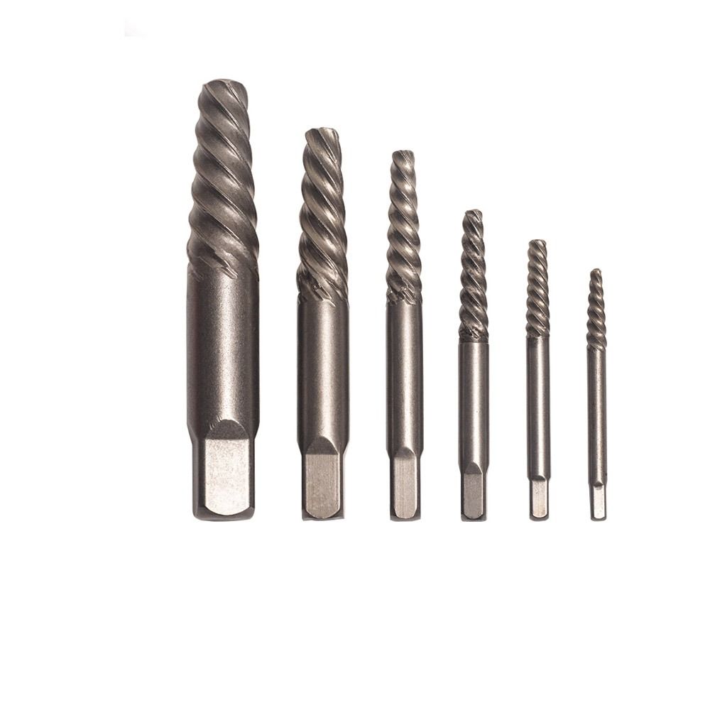 6PCS/Set Tap Die Extended Screw Extractor Damaged Pipe Tap Extractor Bolts Faucet Triangular Valve
6PCS/Set Tap Die Extended Screw Extractor Damaged Pipe Tap Extractor Bolts Faucet Triangular Valve