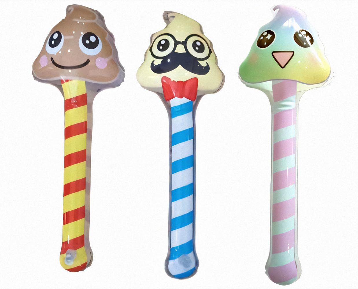 Tatsuya Poop Inflatable 41cm Vinyl Sticks Colors x 4 Pack of 12 for Street and Sticks (3 Packs) - [Perfect Festivals, Events, Kids Parties, Stalls,
Tatsuya Poop Inflatable 41cm Vinyl Sticks Colors x 4 Pack of 12 for Street and Sticks (3 Packs) - [Perfect Festivals, Events, Kids Parties, Stalls,