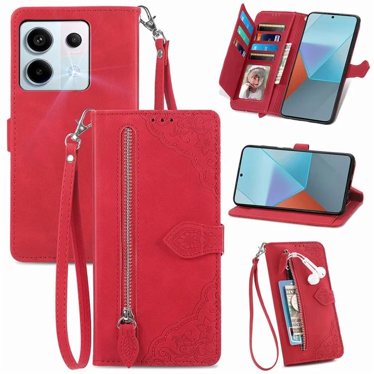 For Xiaomi Redmi Note 13 Pro 5G / Poco X6 5G Case Flower Pattern Handbag PU Leather Phone Cover
For Xiaomi Redmi Note 13 Pro 5G / Poco X6 5G Case Flower Pattern Handbag PU Leather Phone Cover