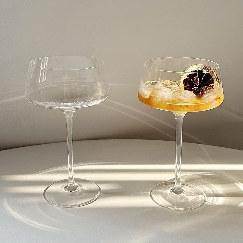 Japanese Style Tall Cocktail Glass Set Crystal Stemware for Martini Wine Bar and Modern Home Dining Elegant Drinkware
Japanese Style Tall Cocktail Glass Set Crystal Stemware for Martini Wine Bar and Modern Home Dining Elegant Drinkware