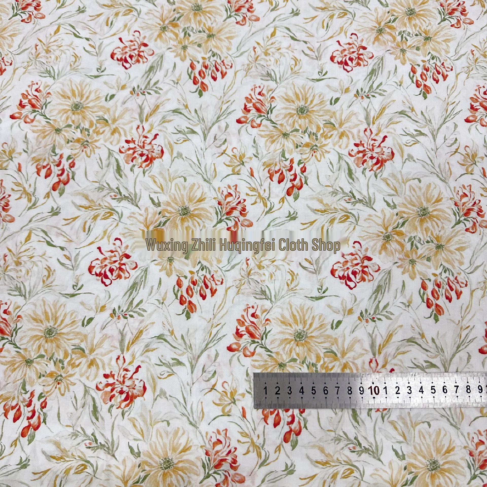 100% Хлопок 60-й номер Цифровая печать Ткань с цветочным рисунком в корейском стиле для женских и детских платьев, домашней одежды, скатертей и сумок 95cm
100% Хлопок 60-й номер Цифровая печать Ткань с цветочным рисунком в корейском стиле для женских и детских платьев, домашней одежды, скатертей и сумок 95cm