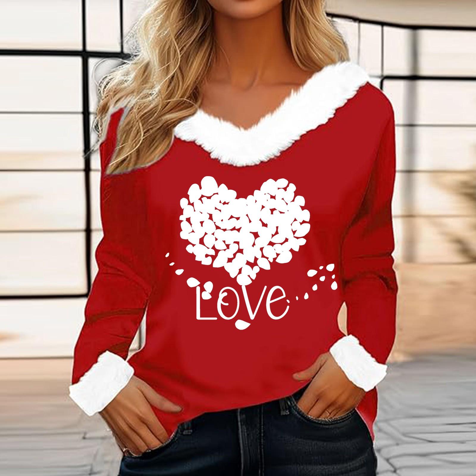 Женская футболка с принтом ко Дню святого Валентина, рубашка с длинными рукавами, шерстяной воротник, топ с V-образным вырезом и надписью «Любитель вечеринок» XL арбуз красный
Женская футболка с принтом ко Дню святого Валентина, рубашка с длинными рукавами, шерстяной воротник, топ с V-образным вырезом и надписью «Любитель вечеринок» XL арбуз красный