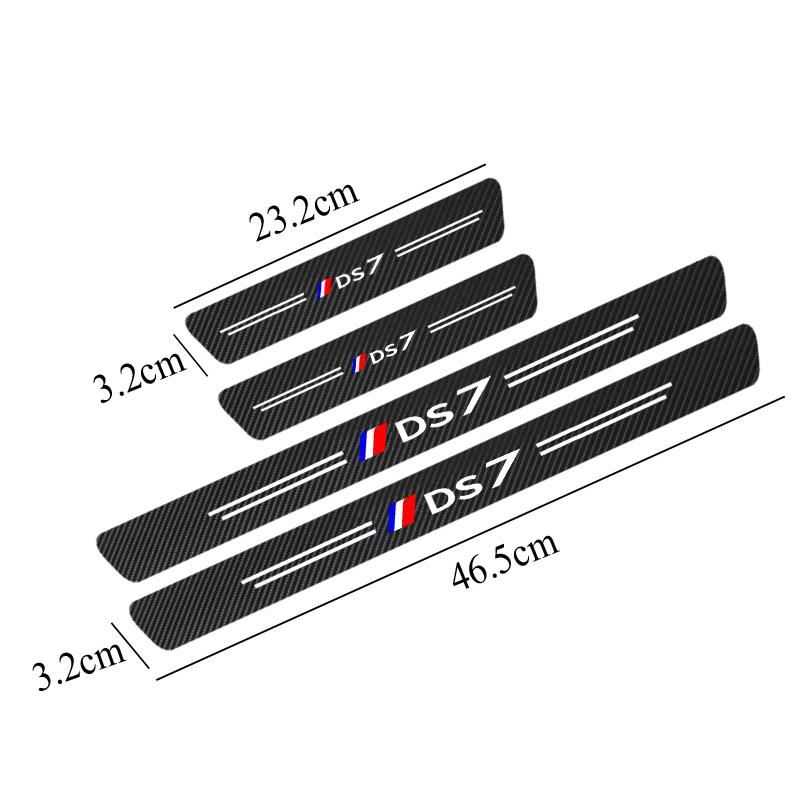 4Pcs Carbon Fiber Car Door Sill Sticker For Citroen DS3 DS4 DS5 DS7 DS Auto Accessories
4Pcs Carbon Fiber Car Door Sill Sticker For Citroen DS3 DS4 DS5 DS7 DS Auto Accessories
