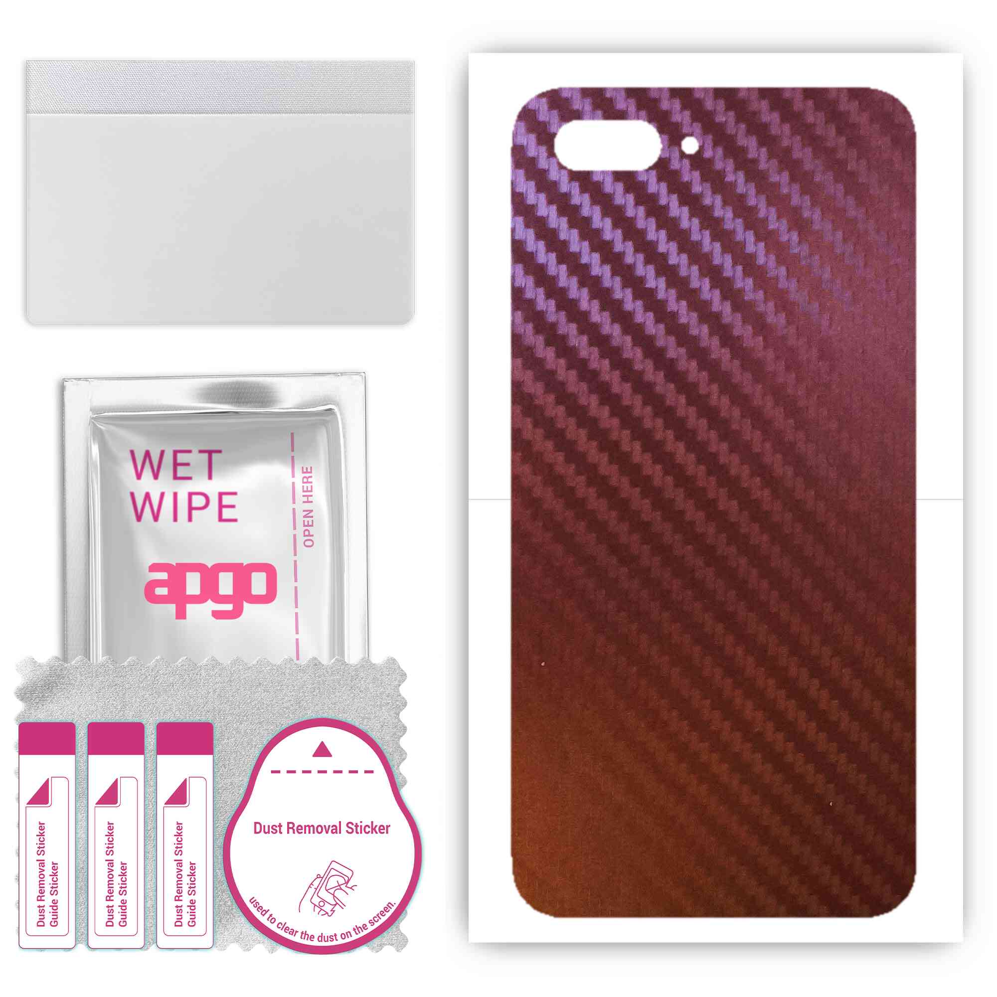 apgo skin sticker film foil vinyl for the BACK compatible with Honor 10, scratch-resistant, easy to install - Carbon Chameleon CAKA5
apgo skin sticker film foil vinyl for the BACK compatible with Honor 10, scratch-resistant, easy to install - Carbon Chameleon CAKA5
