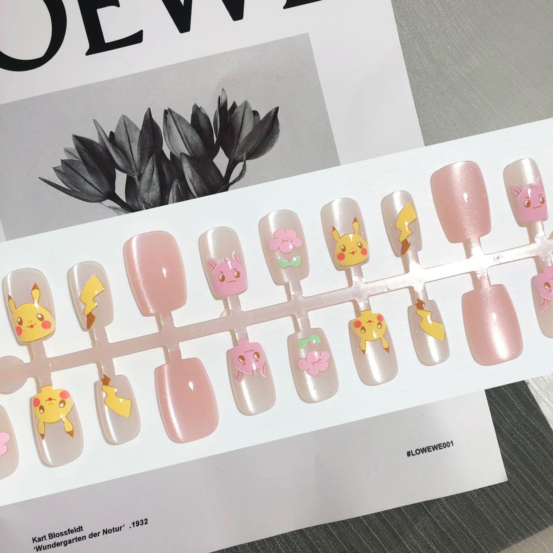 Childlike Pikachu Cat Eye Wearable Nails - 30 Removable Cute False Nail Pieces for Students
Childlike Pikachu Cat Eye Wearable Nails - 30 Removable Cute False Nail Pieces for Students