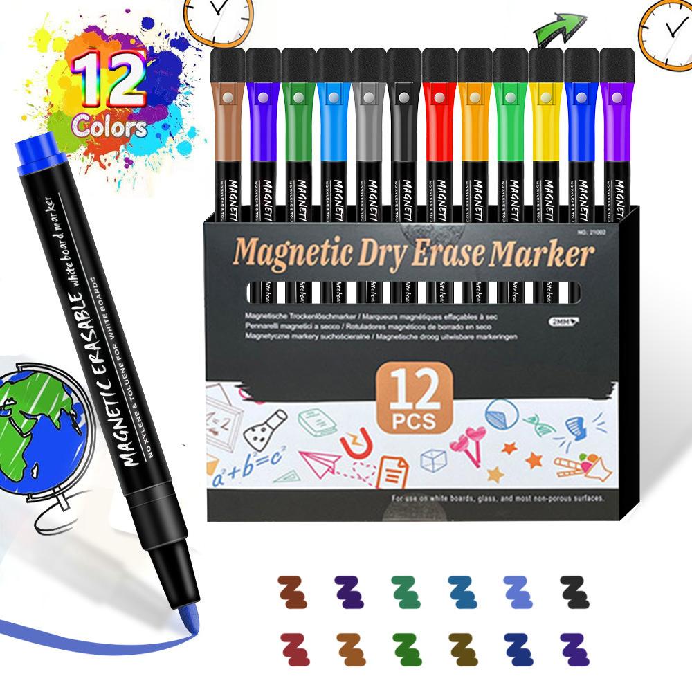 Magnetic Dry Erase Markers Fine Tip Point Whiteboard Markers Children s Erasable Water-Based Marking Pen for School Supplies
Magnetic Dry Erase Markers Fine Tip Point Whiteboard Markers Children s Erasable Water-Based Marking Pen for School Supplies