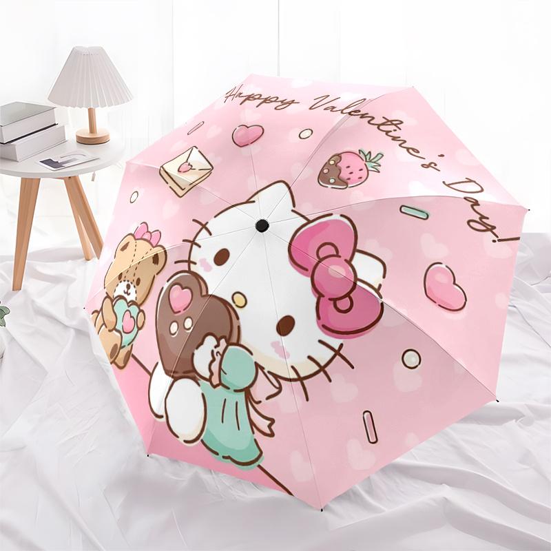 1pc Hello Kitty Valentine s Day Chocolate Heart Umbrella - Automatic Opening & Closing, Portable Folding Design, 8-Rib Iron Frame Outdoor Umbrella, Pe
1pc Hello Kitty Valentine s Day Chocolate Heart Umbrella - Automatic Opening & Closing, Portable Folding Design, 8-Rib Iron Frame Outdoor Umbrella, Pe