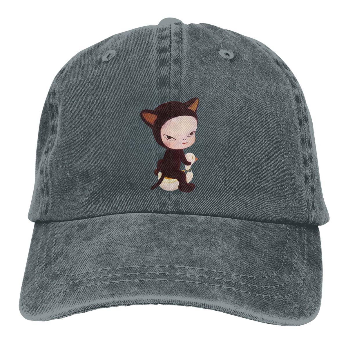 Washed Men s Baseball Cap CUTE Trucker Snapback Caps Dad Hat Yoshitomo Nara Golf Hats One Size темно-сірий
Washed Men s Baseball Cap CUTE Trucker Snapback Caps Dad Hat Yoshitomo Nara Golf Hats One Size темно-сірий