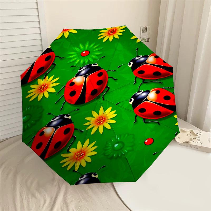 1PC Ladybugs flowers Umbrella-8-Rib Reinforced Portable Folding Travel Suitable for All Seasons Outdoor Daily Use -J0331
1PC Ladybugs flowers Umbrella-8-Rib Reinforced Portable Folding Travel Suitable for All Seasons Outdoor Daily Use -J0331