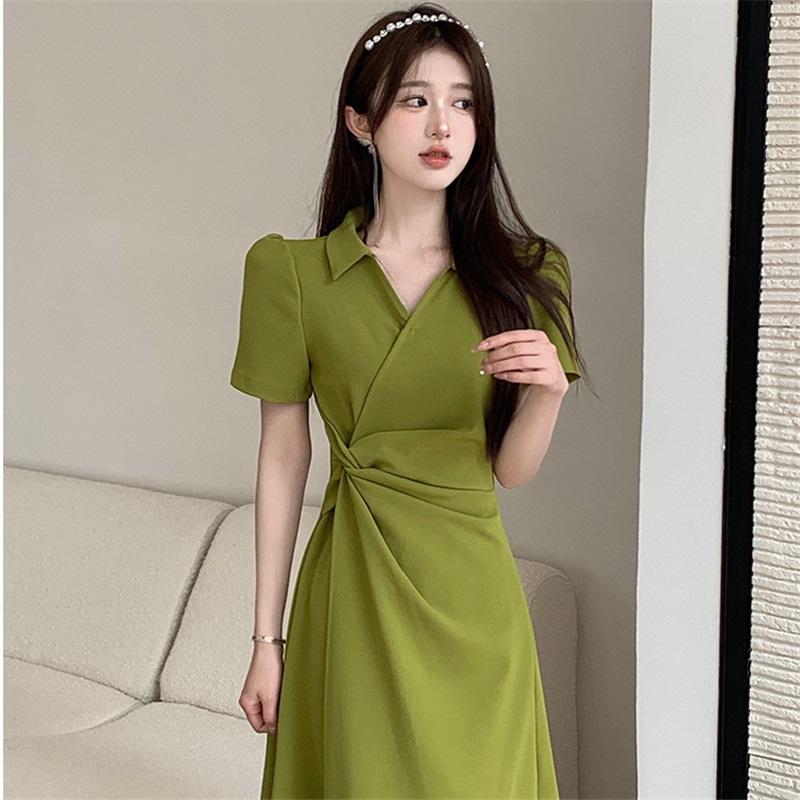 Women Twist Waist Dress Short Sleeve V Neck Summer Casual Midi Dress XXXL зелений
Women Twist Waist Dress Short Sleeve V Neck Summer Casual Midi Dress XXXL зелений