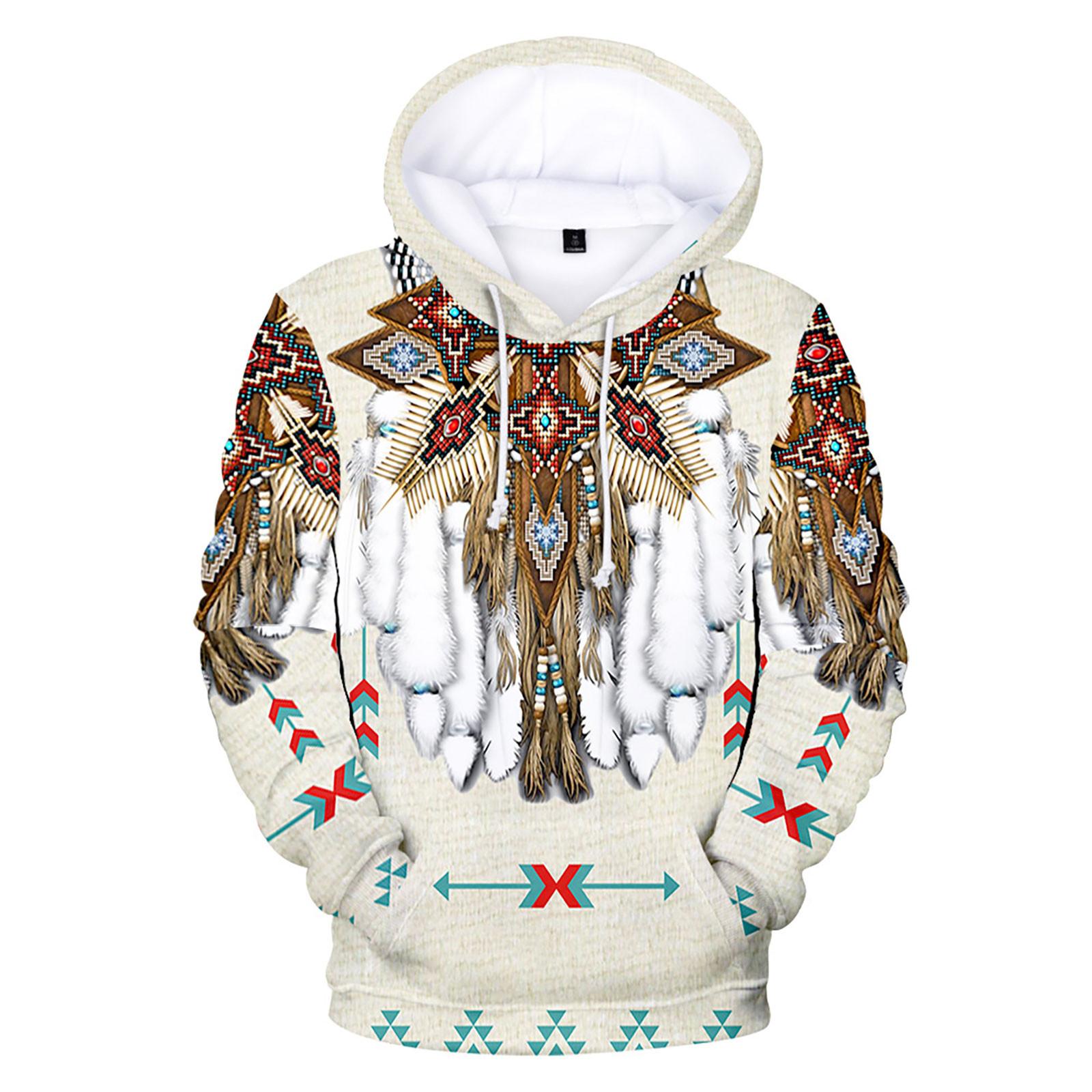Мужские толстовки с капюшоном, этническая 3D цифровая печать, пуловер, свитер с капюшоном XL белый
Мужские толстовки с капюшоном, этническая 3D цифровая печать, пуловер, свитер с капюшоном XL белый