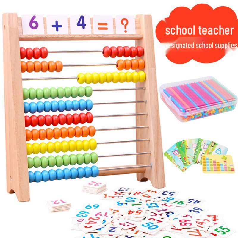 Children s Elementary Abacus: Mental Math, Addition & Subtraction Teaching Aid, Teacher-Recommended Educational Toy & Counting Frame for Students
Children s Elementary Abacus: Mental Math, Addition & Subtraction Teaching Aid, Teacher-Recommended Educational Toy & Counting Frame for Students