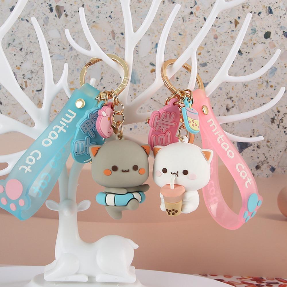 Key Accessories Cute Mitao Cat Keychain Trinket Cartoon Cat Keyring Mobile Phone Pendant жовтий
Key Accessories Cute Mitao Cat Keychain Trinket Cartoon Cat Keyring Mobile Phone Pendant жовтий