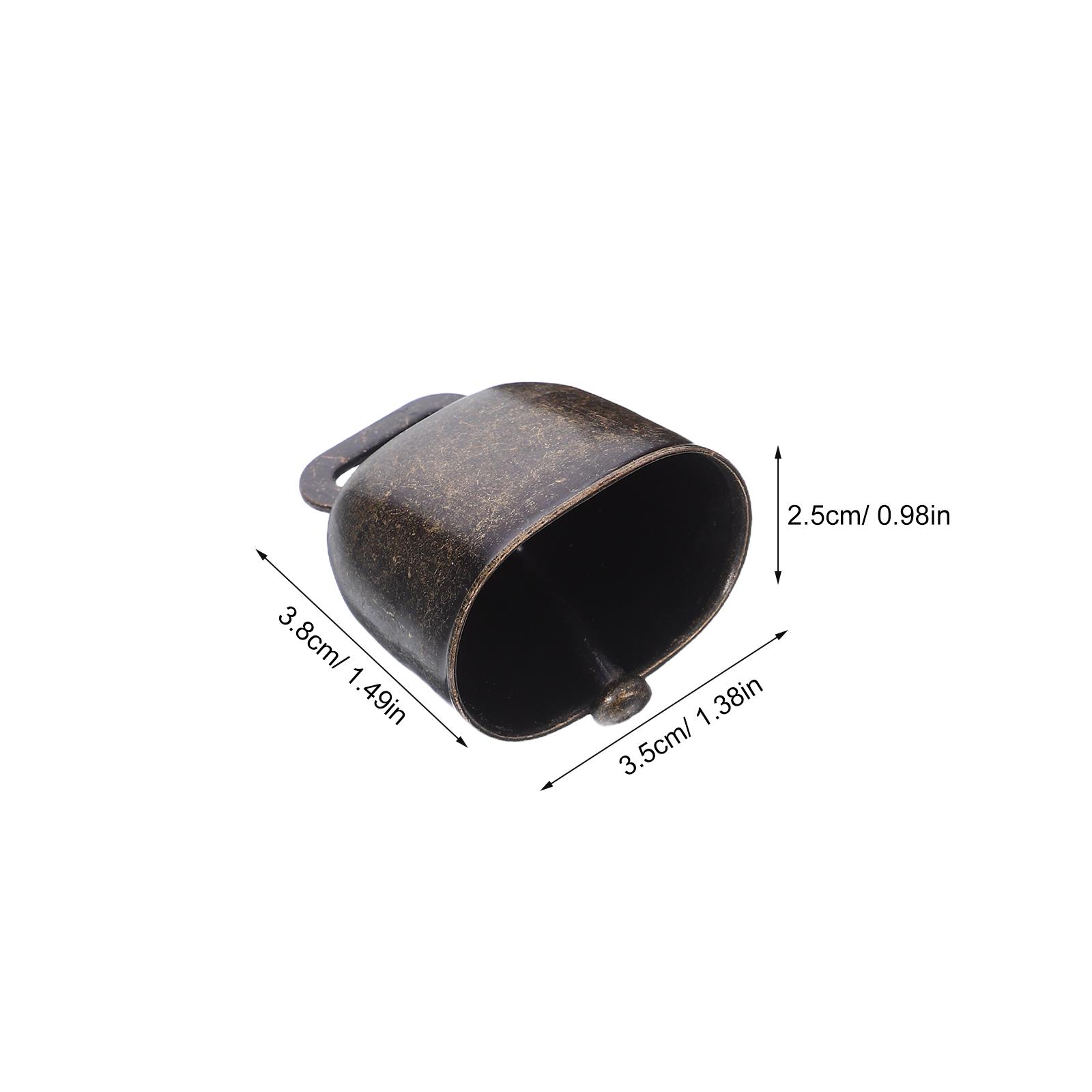 4Pcs Thickened Iron Bells Portable Farming Accessories Cattle Bell Animal Hanging Supplies Anti Lost Device For Grazing Bells 3.5X3.8CM
4Pcs Thickened Iron Bells Portable Farming Accessories Cattle Bell Animal Hanging Supplies Anti Lost Device For Grazing Bells 3.5X3.8CM