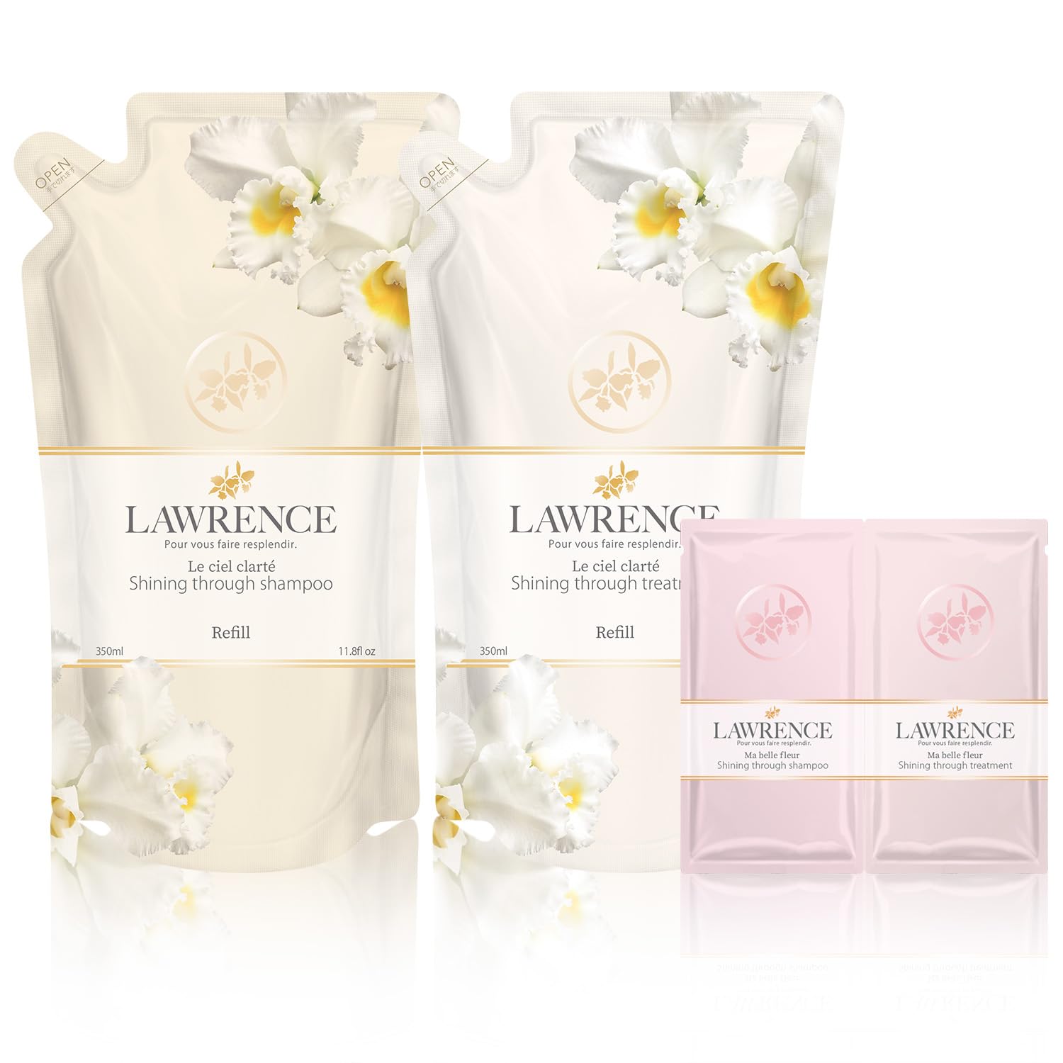 LAWRENCE Шампунь для лечения, набор для замены Recherkrate White Cattleya Scent Moist Non-Silicon & (Бонус включен) (350 мл каждый)
LAWRENCE Шампунь для лечения, набор для замены Recherkrate White Cattleya Scent Moist Non-Silicon & (Бонус включен) (350 мл каждый)