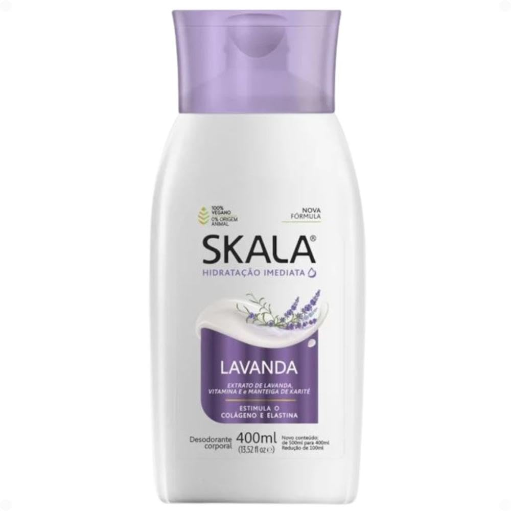 Skala Moisturizing Body Cream - Lavender Flower 400ml Hidratante Lavanda
Skala Moisturizing Body Cream - Lavender Flower 400ml Hidratante Lavanda