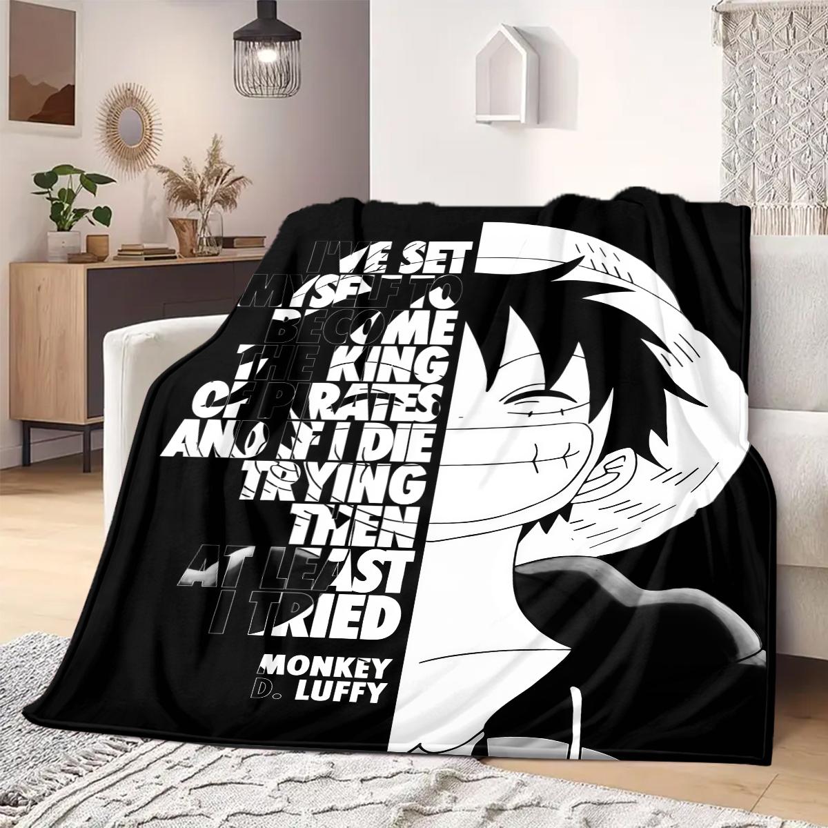 OnePiece Anime Print Blanket Warm Comfortable Flannel Blanket Suitable for Bedrooms, Sofas, Beds, Chairs, Picnics, Travel 75x90cm
OnePiece Anime Print Blanket Warm Comfortable Flannel Blanket Suitable for Bedrooms, Sofas, Beds, Chairs, Picnics, Travel 75x90cm